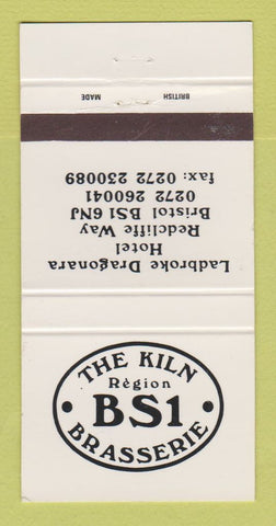 Matchbook Cover - The Kilm Brasserie Bristol UK WEAR 30 Strike