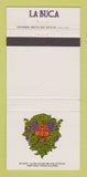 Matchbook Cover - La Buca Restaurant Philadelphia PA WEAR 30 Strike