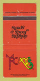 Matchbook Cover - Foxys Restaurant Rochester Troy MI 30 Strike