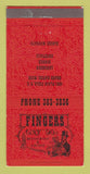 Matchbook Cover - Fingers Gay 90's Restaurant Grand Rapids MI 30 Strike