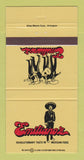 Matchbook Cover - Emiliano's Mexican Food Houston Arlington TX Phoenix 30 Strike