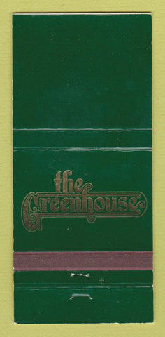 Matchbook Cover - The Greenhouse Indianapolis IN 30 Strike