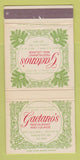 Matchbook Cover - Gaetano's Restaurant Kansas City MO 30 Strike