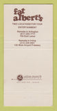 Matchbook Cover - Fat Albert's Restaurant Arlington Irving TX Ramada 30 Strike