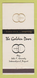Matchbook Cover - Golden Door JFK Airport New York City 30 Strike
