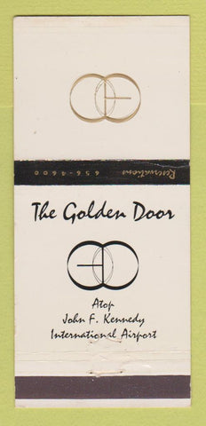 Matchbook Cover - Golden Door JFK Airport New York City 30 Strike