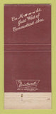 Matchbook Cover - Knife and Fork Restaurant Washington DC 30 Strike