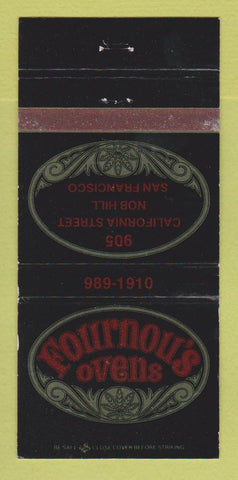 Matchbook Cover - Fournou's Ovens Restaurant San Francisco CA 30 Strike