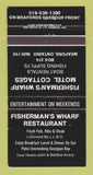 Matchbook Cover - Fisherman's Wharf Restaurant Meaford ON 30 Strike