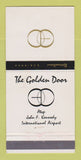Matchbook Cover - Golden Door JFK Airport New York City 30 Strike