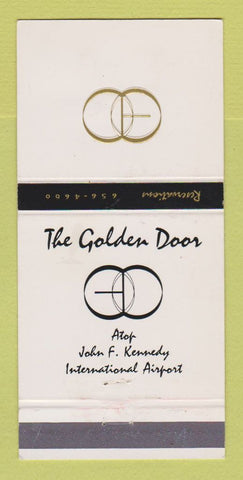 Matchbook Cover - Golden Door JFK Airport New York City 30 Strike