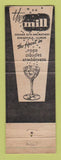 Matchbook Cover - The Mill Restaurant Springfield IL