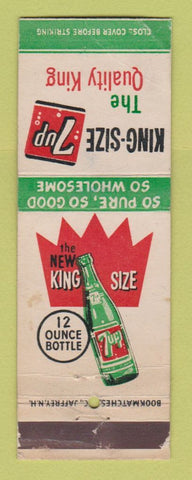 Matchbook Cover - 7Up Soda King Size WEAR