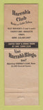 Matchbook Cover - Harrah's Club Casino Reno Lake Tahoe NV WEAR