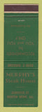 Matchbook Cover - Murphy's Steak House Morton Grove IL