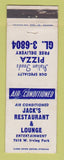 Matchbook Cover - Jack's Restaurant Chicago IL Pizza Italian WEAR