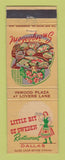 Matchbook Cover - Little Bit of Sweden Restaurant Dallas TX girlie