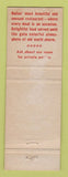 Matchbook Cover - Little Bit of Sweden Restaurant Dallas TX girlie
