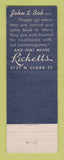 Matchbook Cover - Ricketts Restauratn Chicago IL WEAR