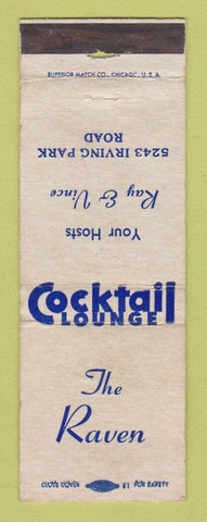 Matchbook Cover - The Raven Chicago IL bar WEAR