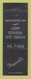 Matchbook Cover - Fitzgerald's WEAR