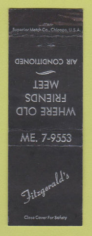 Matchbook Cover - Fitzgerald's WEAR