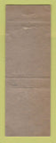 Matchbook Cover - Adam's Restaurant Chicago IL WEAR #2
