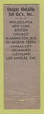 Matchbook Cover - Sleight Metallic Inks WEAR