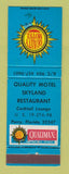 Matchbook Cover - Quality Motel Skyland Restaurant Perry FL