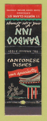 Matchbook Cover - Bamboo Inn Chicago IL Chinese