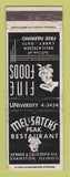 Matchbook Cover - Mel & Satch's Peak Restaurant Evanston IL WORN