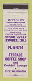 Matchbook Cover - Terrace Coffee Shop Chicago IL steak WEAR