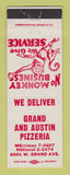 Matchbook Cover - Grand and Austin Pizza Chicago? IL