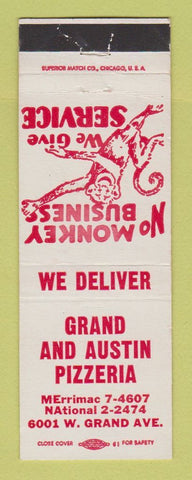 Matchbook Cover - Grand and Austin Pizza Chicago? IL