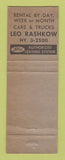 Matchbook Cover - Don Roberts Ford Leasing Chicago IL WEAR
