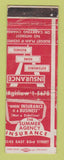 Matchbook Cover - Summer Insurance Agency Chicago IL WORN