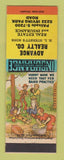 Matchbook Cover - Advance Real Estate Chicago IL Hillbilly
