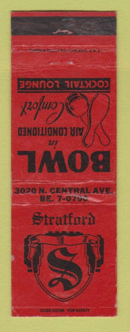 Matchbook Cover - Stratford Bowling Chicago? IL WEAR