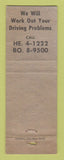 Matchbook Cover - Princeton Car Truck Rentals Chicago IL WORN