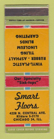 Matchbook Cover - Smart Floors Chicago IL WORN