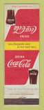 Matchbook Cover - Coca Cola Soda