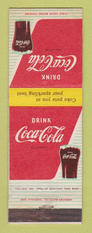Matchbook Cover - Coca Cola Soda