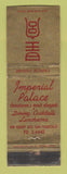 Matchbook Cover - Imperial Palace Restaurant San Francisco CA WEAR