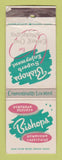 Matchbook Cover - Bishops Cafeterias Des Moines Cedar Rapids IA WEAR