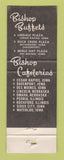 Matchbook Cover - Bishops Cafeterias Des Moines Cedar Rapids IA WEAR