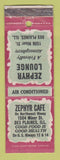 Matchbook Cover - Zephyr Cafe Des Plaines IL WEAR