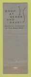 Matchbook Cover - Sears Credit Card WEAR
