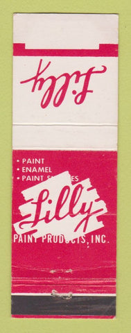 Matchbook Cover - Lilly Paint Products