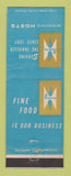 Matchbook Cover - Interstate Hosts DD Bean Restaurants Gift Shops