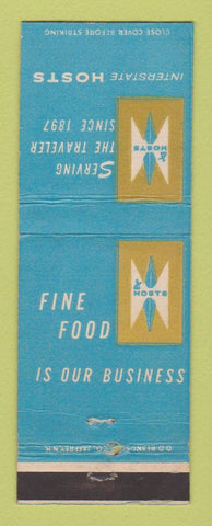 Matchbook Cover - Interstate Hosts DD Bean Restaurants Gift Shops